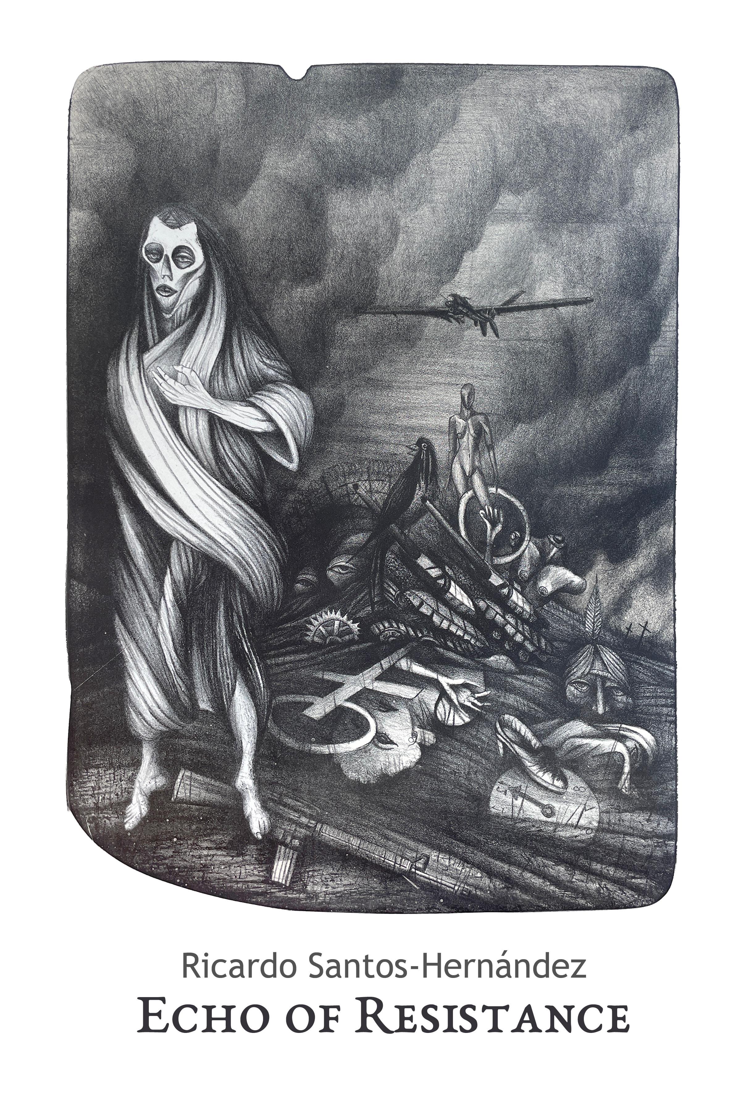 Echo of Resistance — Ricardo Santos Hernández. An exhibition featuring lithography, paintings, and large-scale mixed media installations. About a Woman was printed at Hoof Print Chicago with print master Gabe Hoar. by Ricardo Santos Hernández